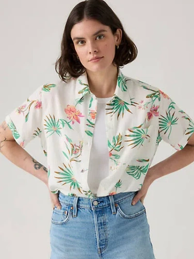 Levi's 80's Mom Shorts In White