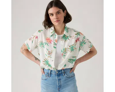 Levi's 80's Mom Shorts In White