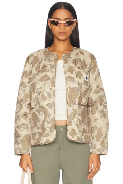 Carhartt Skyler Liner Jacket In Camo Duck & Desert