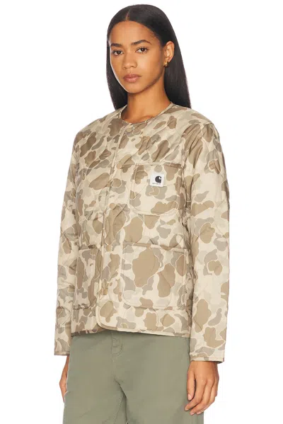 Carhartt Skyler Liner Jacket In Camo Duck & Desert