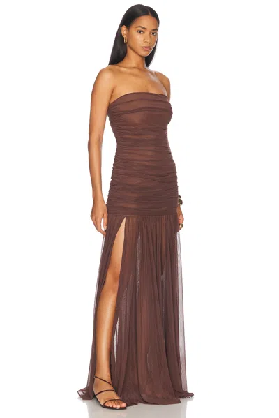 Retroféte Adele Dress In Brown