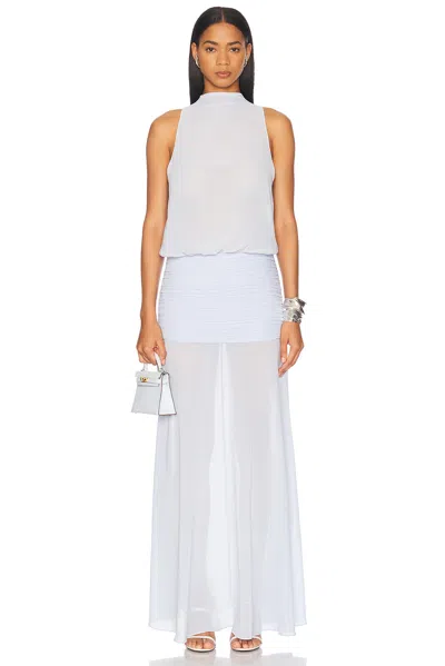 Ser.o.ya Cherry Maxi Dress In Ice Blue