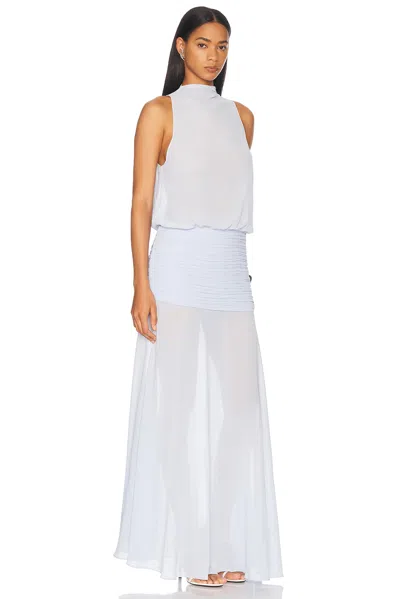 Ser.o.ya Cherry Maxi Dress In Ice Blue