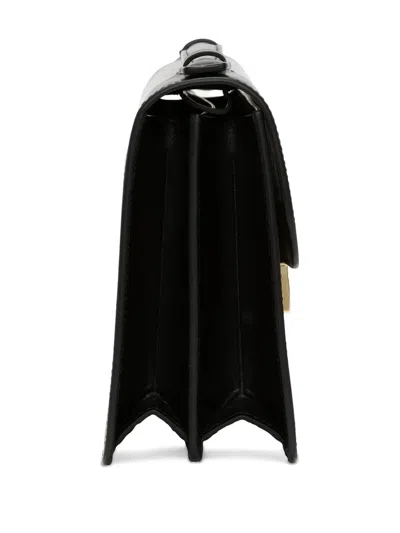 Victoria Beckham Shoulder Bag With Adjustable Strap And Gold-tone Hardware In Black