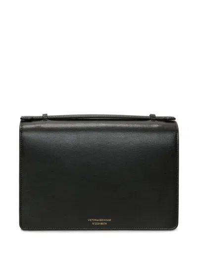 Victoria Beckham Shoulder Bag With Adjustable Strap And Gold-tone Hardware In Black