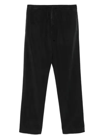 Canali Drawstring-waistband Trousers In Blue