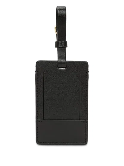 Victoria Beckham Logo Luggage Tag In Black