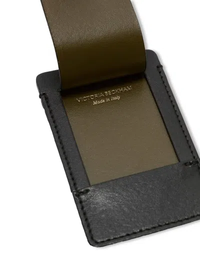 Victoria Beckham Logo Luggage Tag In Black
