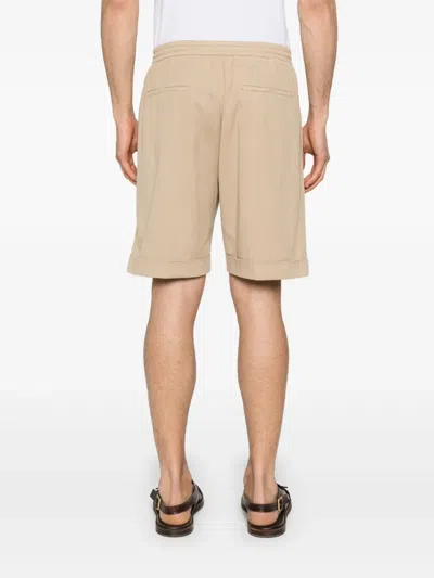 Canali Drawstring Shorts In Neutrals