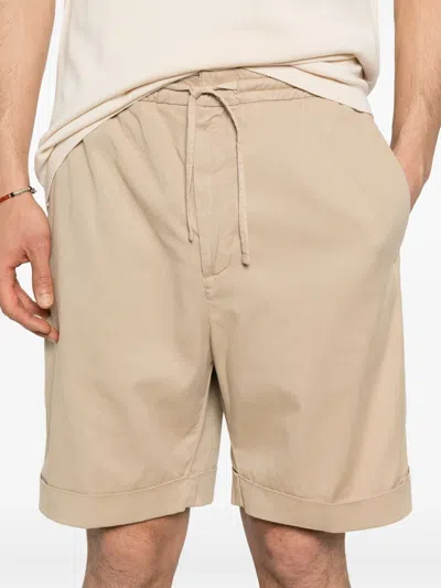 Canali Drawstring Shorts In Neutrals
