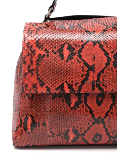 Orciani Medium Sveva Tote Bag In Red
