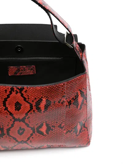 Orciani Medium Sveva Tote Bag In Red