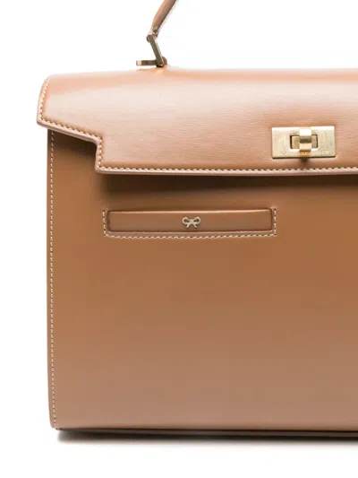Anya Hindmarch Mortimer Top Handle In Brown