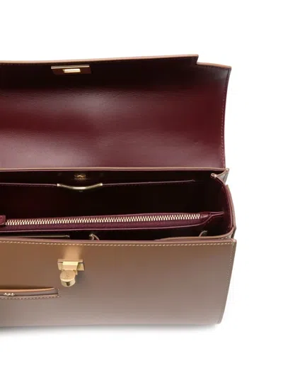 Anya Hindmarch Mortimer Top Handle In Brown