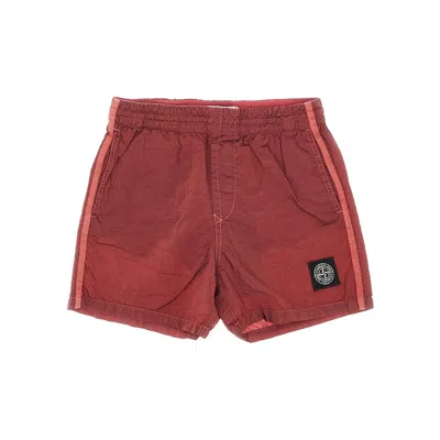Stone Island Econyl Swimpants Kids In Red