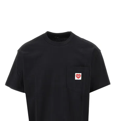 Carhartt Work In Progress Pocket Heart Organic Cotton T-shirt In Black