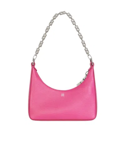 Givenchy Leather Shoulder Bag In Phosphor