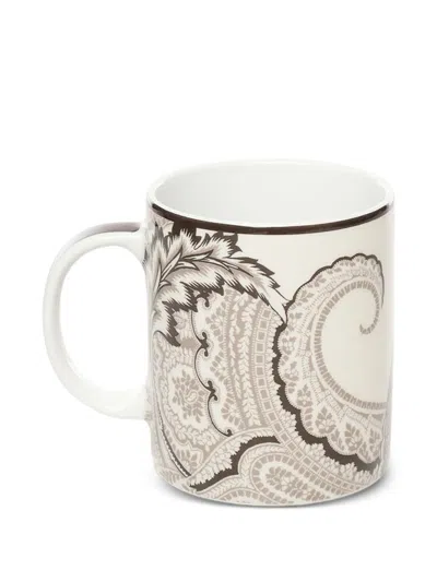 Etro Home Bloom Mug In Neutrals