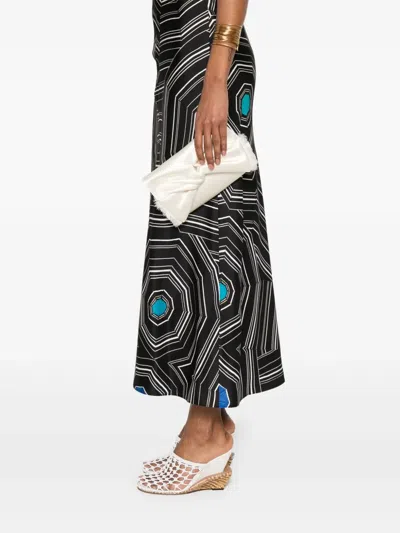 Anya Hindmarch Bow Clutch Bag In White