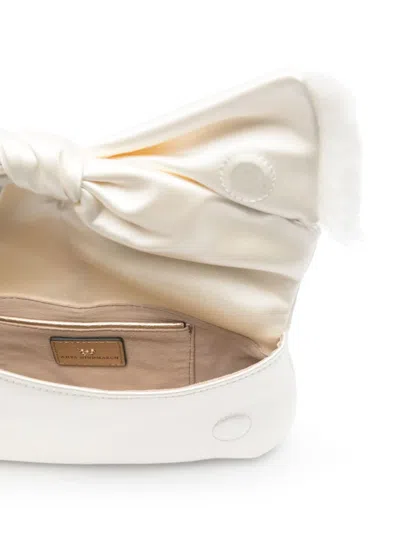 Anya Hindmarch Bow Clutch Bag In White