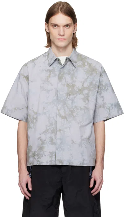 A. A. Spectrum Gray Balair Shirt In Core Grey