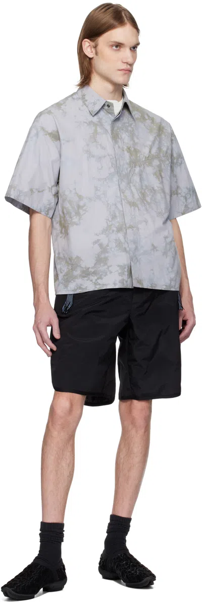 A. A. Spectrum Gray Balair Shirt In Core Grey