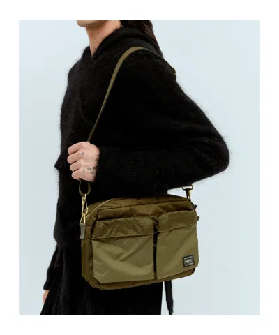 Porter-yoshida & Co Zipper Backpack In Olive Brown