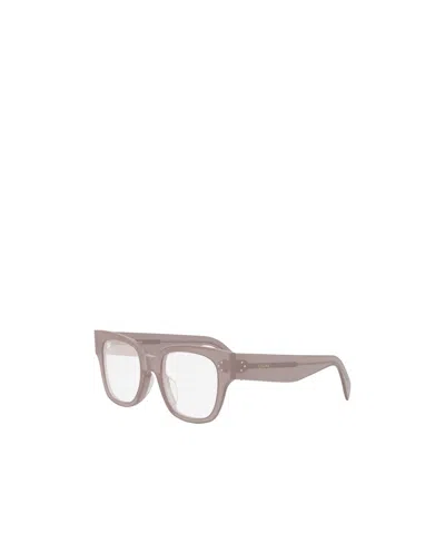 Celine Square Frame Mirror In Nude