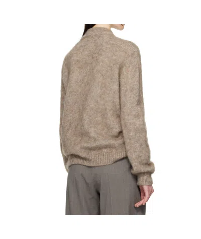 Magliano Brown Biscia Sweater In 32 Ecru