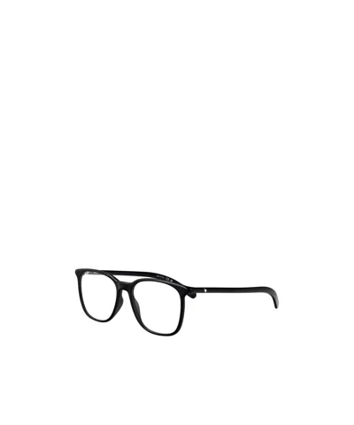 Montblanc Mb0386o Glasses In Black-black-transparent