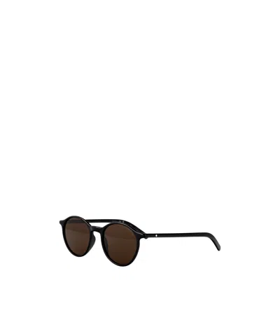 Montblanc Mb0324s Sunglasses In Black-black-brown