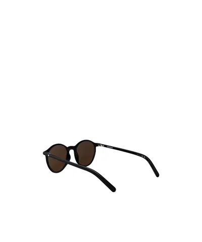 Montblanc Mb0324s Sunglasses In Black-black-brown