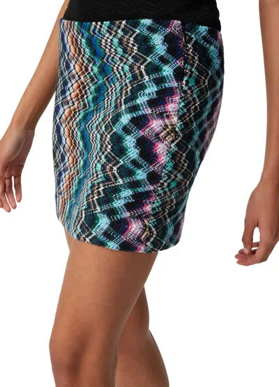 Missoni Zigzag Wool-cotton Mini Skirt In Multicolor