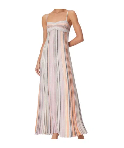 Missoni Sequin-embellished Striped Ribbed-knit Maxi Dress In Multi