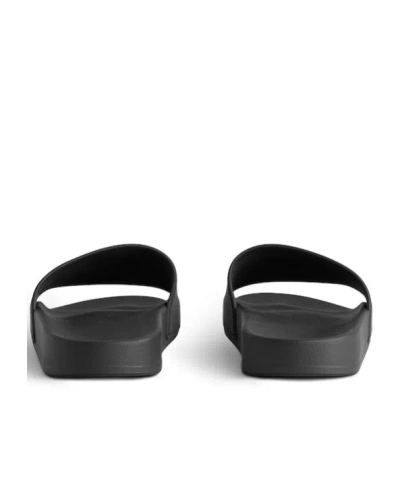 Balenciaga Rubber Slippers In Black