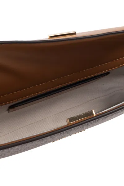 Michael Michael Kors Patterned Shoulder Bag In Brown