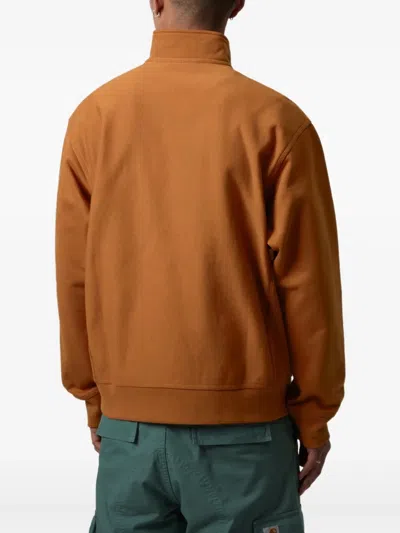 Carhartt Half Zip American Script Sweat Sweatshirt In Multi