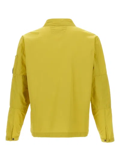 C.p. Company Boxy Silhouette Cotton Jacket In Gold