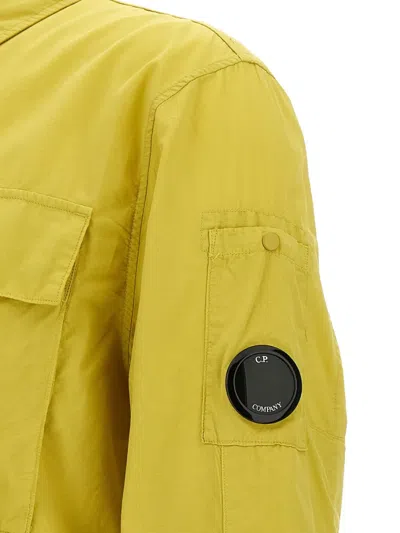 C.p. Company Boxy Silhouette Cotton Jacket In Gold