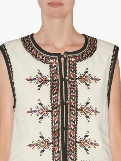 Isabel Marant Étoile Marant Étoile Zeana Cardigan In White