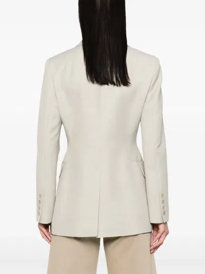 P.a.r.o.s.h Double-breasted Blazer In Grey