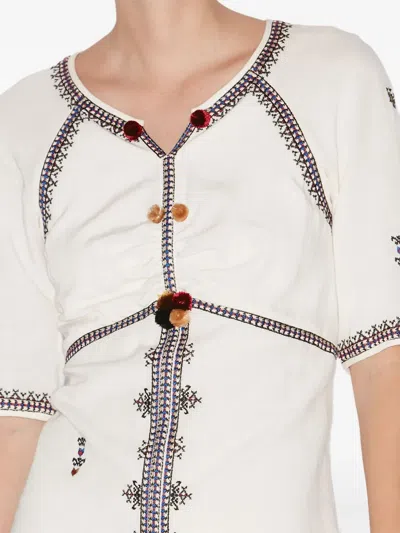 Isabel Marant Étoile Marant Étoile Zatini Dress In Ecru