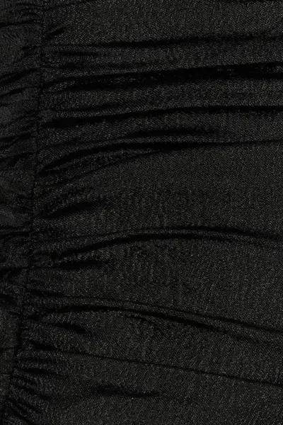 Isabel Marant Black Stretch Silk Blend Rose Top