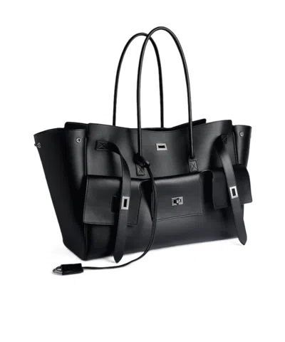 Balenciaga Bel Air Medium Carry All Bag In Black