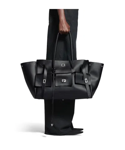 Balenciaga Bel Air Medium Carry All Bag In Black