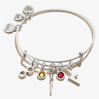 Alex And Ani Harry Potter Hemione Multi Charm Bangle Bracelet In Silver