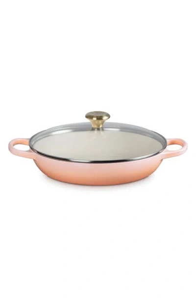 Le Creuset Enameled Cast Iron Signature Round 2.25-qt. Braiser With Glass Lid In Peche
