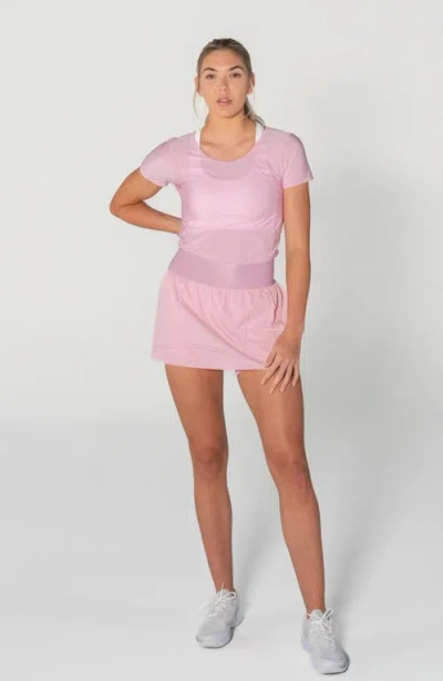 Avi Bounce-it  Pickleball Short Sleeve In Pink