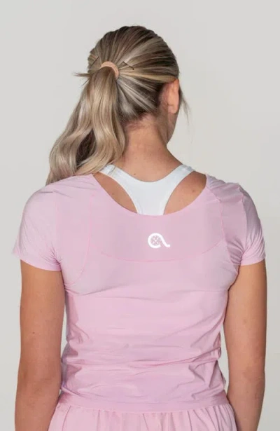 Avi Bounce-it  Pickleball Short Sleeve In Pink