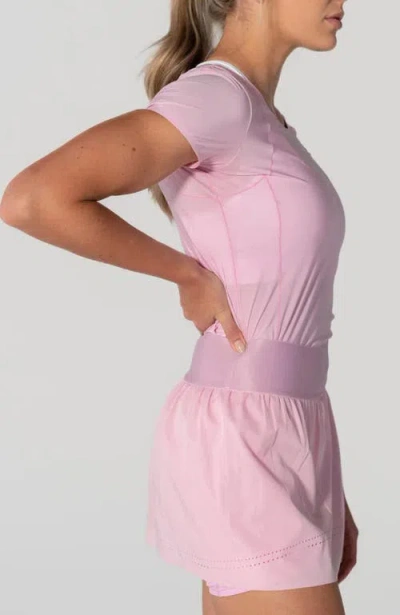 Avi Bounce-it  Pickleball Short Sleeve In Pink